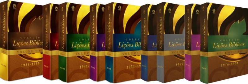 Coleção Completa Em 9 Volumes Lições Bíblicas Cpad 1934-1980