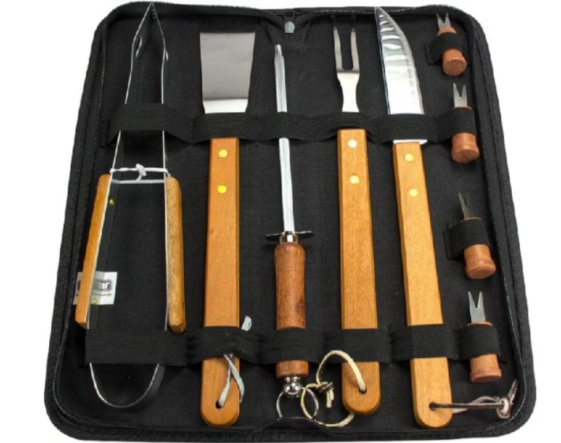 Kit Churrasco Personalizado presente homem kit churrasqueiro cantinho do churrasco.