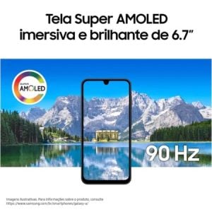 Celular Galaxy A17 4G Tela 6.7 128GB Super AMOLED Câmera Tripla 50MP Samsung - Cinza — foto 4