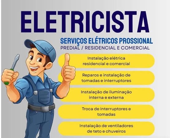 Eletricista residencial reparos instalação