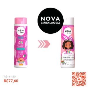 Kit Shampoo + Condicionador + Máscara + Ativador de Cachos + Creme de Pentear SOS Cachos K — foto 3