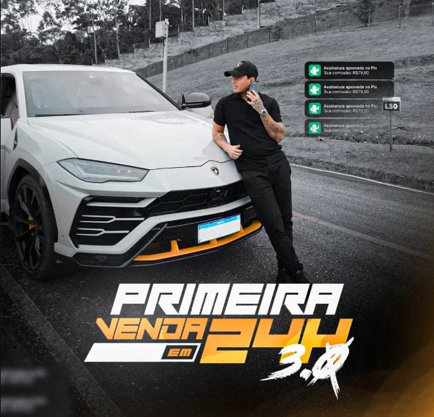 Primeira venda online em 24H