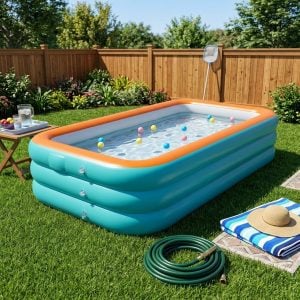 Linda Piscina Inflável Grande Portátil. — foto 6