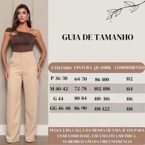 Kit 2 Calça Alfaiataria PREMIUM Cintura Alta Com Bolso PROMOÇÃO — foto 7