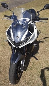 TIGER Sport 660 2025 Branca Metálica seminova garantia de fábrica 4.500 km IPVA 26 Quitada — foto 3