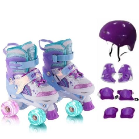 Patins 4 rodas LED