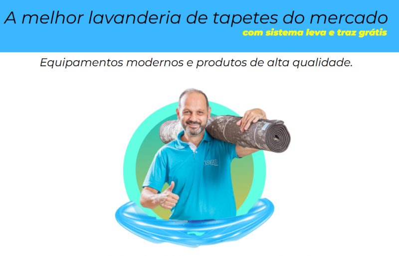Lavagem de tapetes