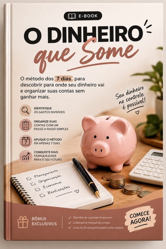 E-book o Dinheiro Que Some