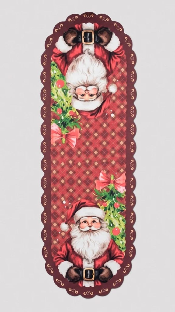 Kit Sousplast Jogo Americano Caminho De Mesa Natalino Natal Mesa Posta Sofisticação Sublim — foto 2