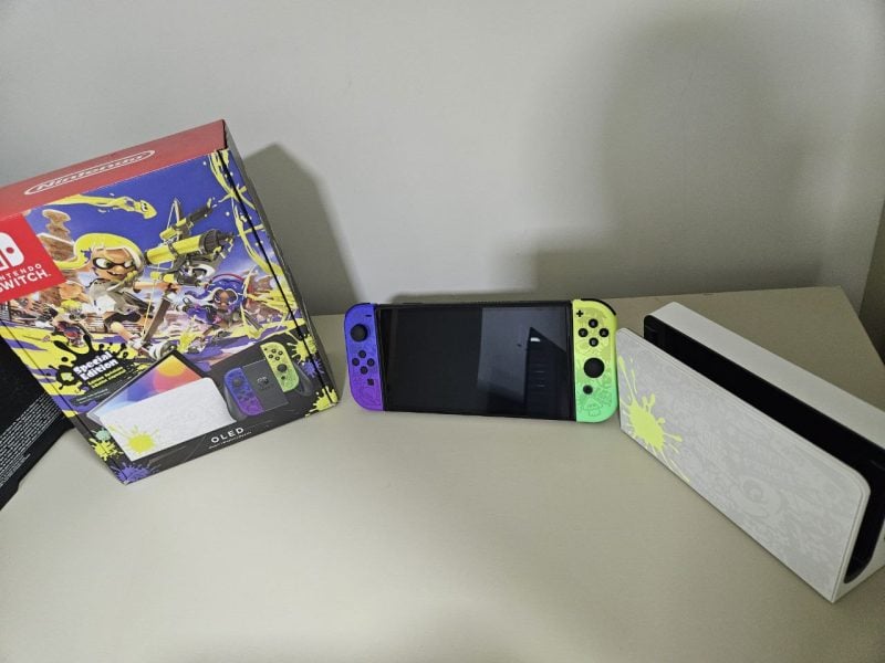 Nintendo switch splatoon 3 edition + jogo LACRADO