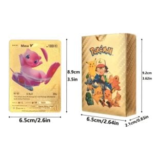 Kit Cartas Pokémon 55 Peças Gold Edition Cards Raros e Colecionáveis — foto 8