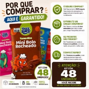 Bolinho recheado monster cake. Caixa com 15un de 35g — foto 4