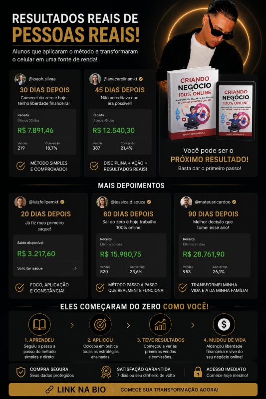 Criar Um Negocio 100% Online
