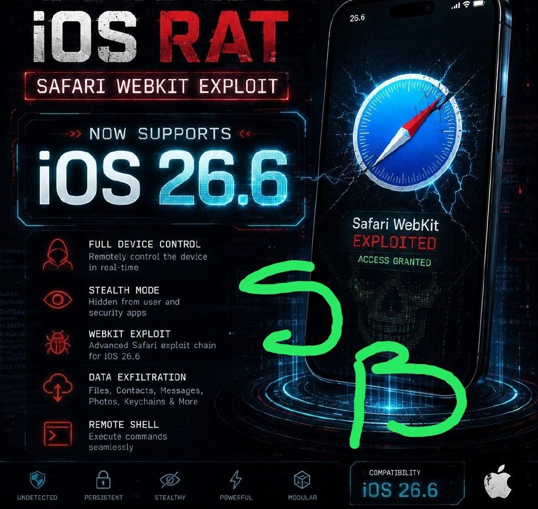 Ferramenta Kl Remota - Ios Rat - Apple Rat — foto 2