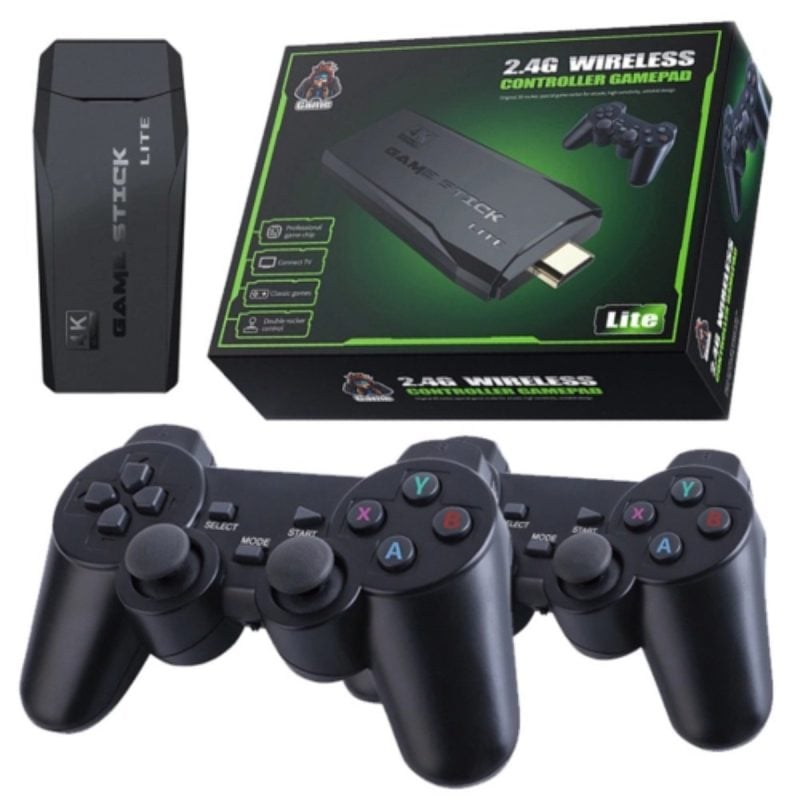 Game Stick 4K Retrô Mais de 10.000 Jogos em Alta Definição!