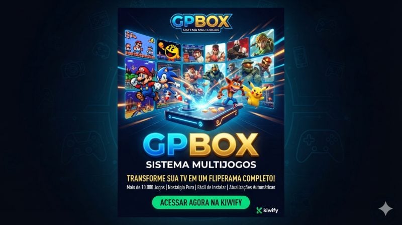 Produto GPBOX - Sistema Multijogos