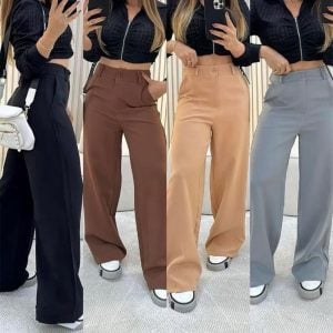 Kit 2 Calça Alfaiataria PREMIUM Cintura Alta Com Bolso PROMOÇÃO — foto 8
