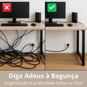 Organizador de Cabos com Fixação Extra Forte — foto 4