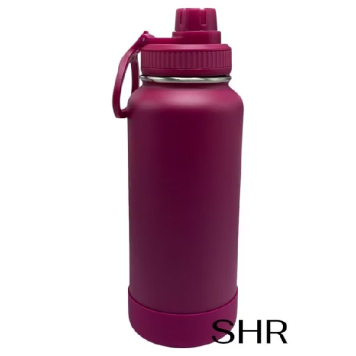 Garrafa Inox Térmica Com Capinha Protetora De Silicone Antiderrapante