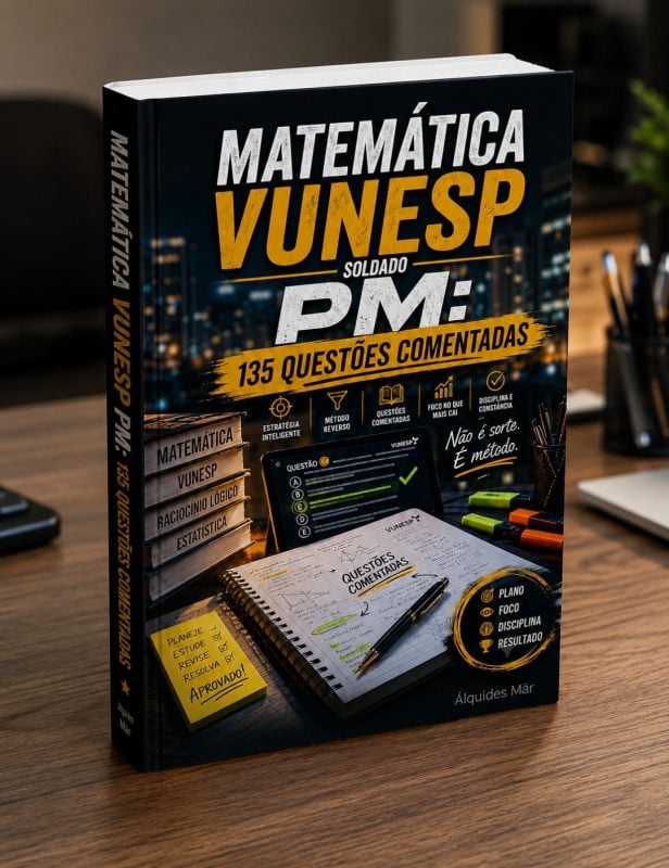 Matemática VUNESP: 135 Questões Comentadas e Passo a Passo