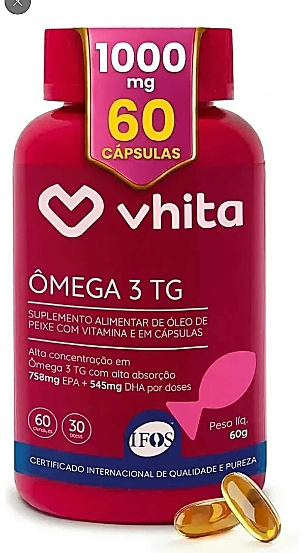 Ômega 3 Vhita em cápsula Sem sabor — foto 2