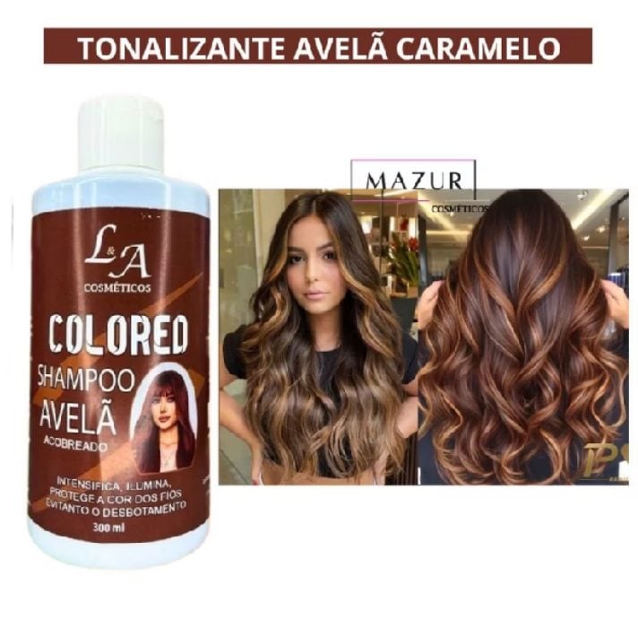 Shampoo Escurecedor Cabelos Brancos Tonalizante Colored 300ml Efeito 100% Natural — foto 2