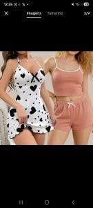 Kit de pijama + camisola feminino estilo baby doll — foto 8