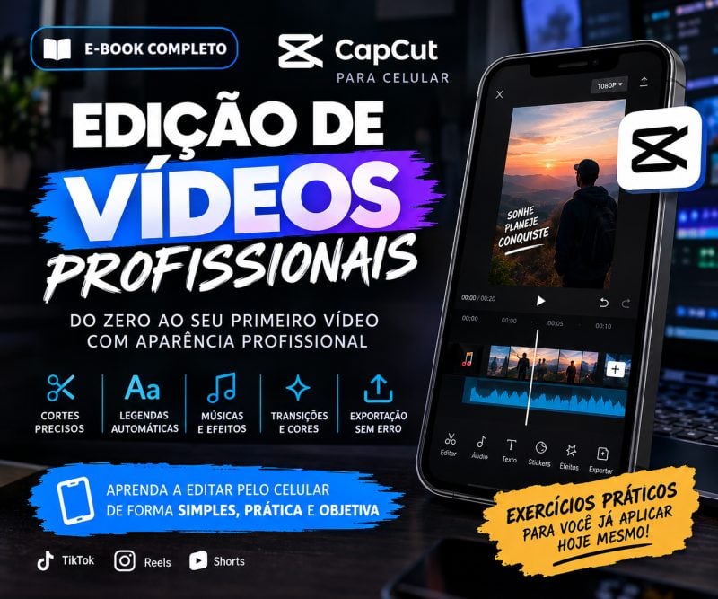 Ebook de Edição de vídeos profissional