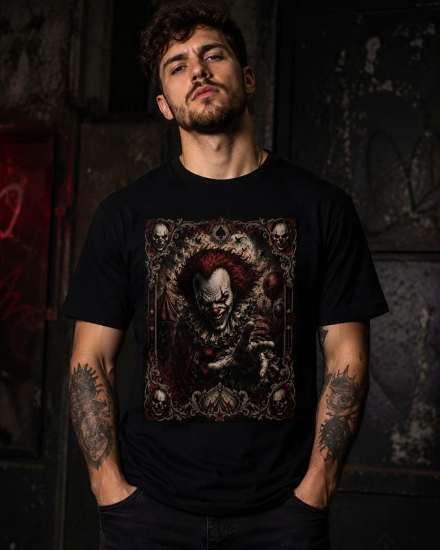 Camiseta Palhaço do Circo Macabro