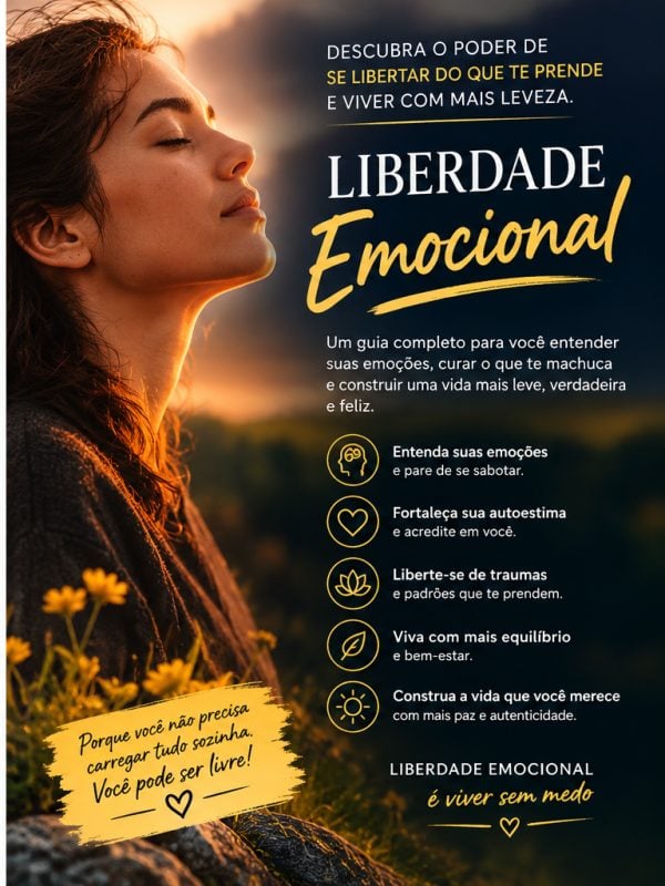 E-book liberdade emocional: como ter relacionamento saudável