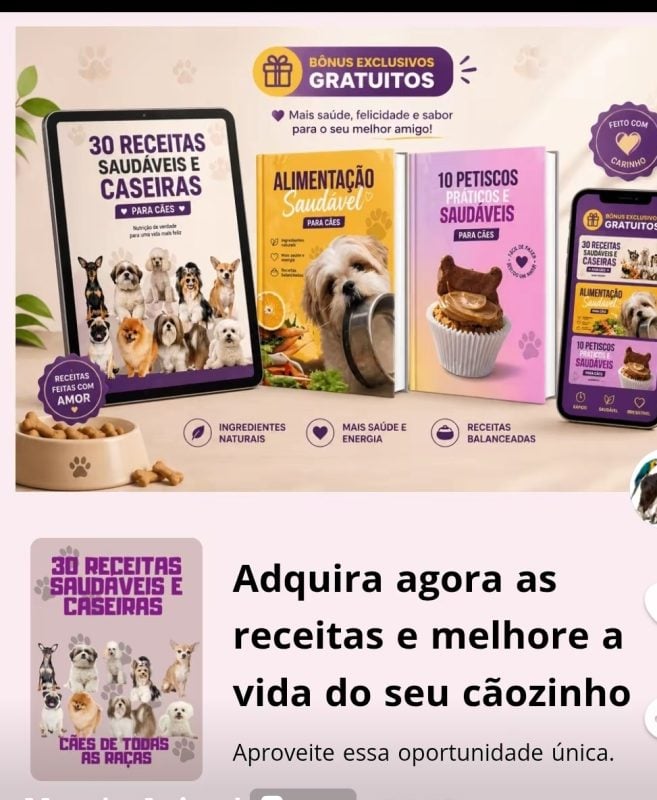 30 receitas caseiras