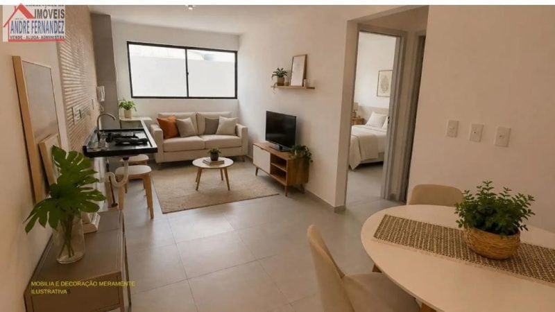 Apartamento para Venda em Olinda, Jardim Atlântico, 2 dormitórios, 1 banheiro, 1 vaga
