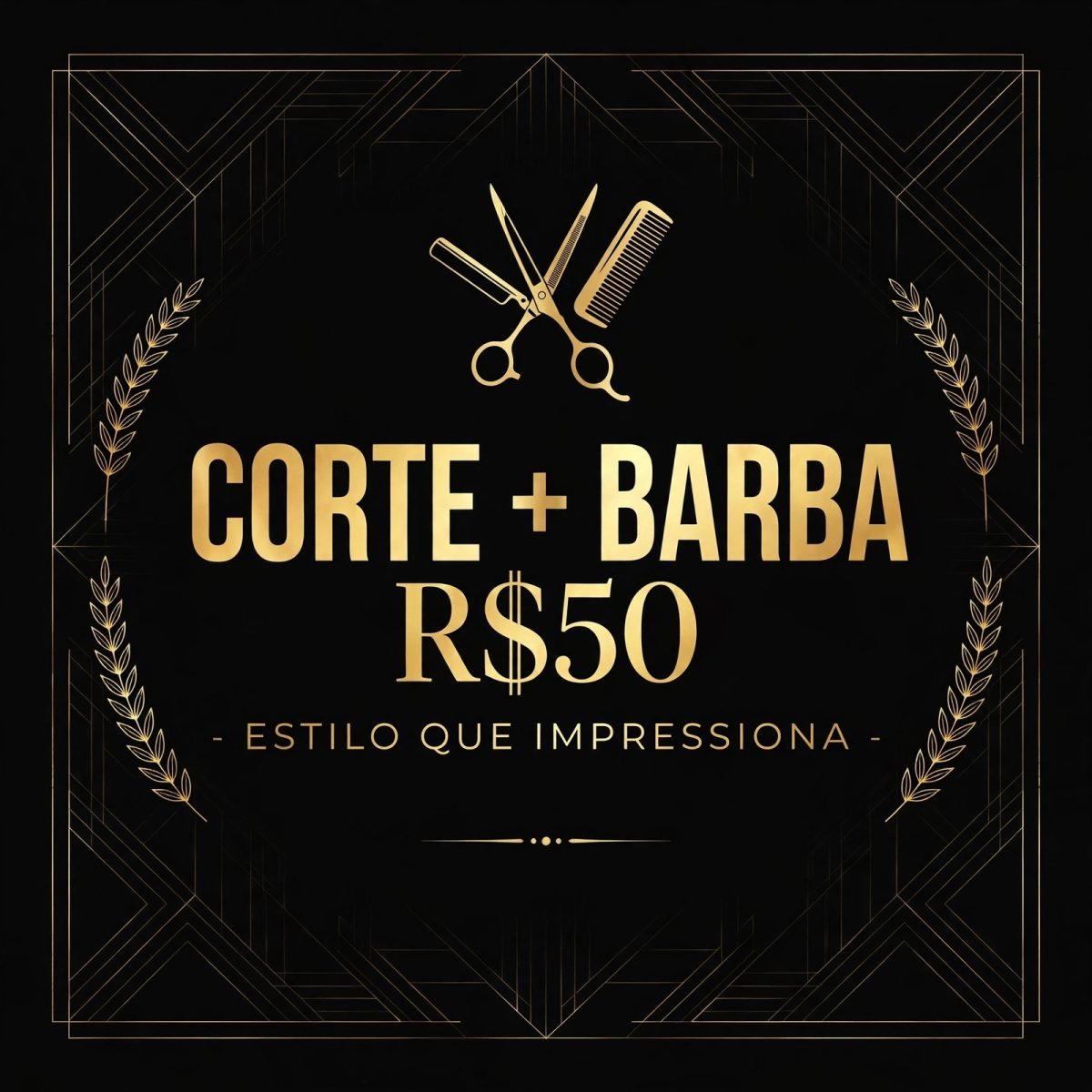 Pack 200 Artes Barbearia - Editável no Canva — foto 2