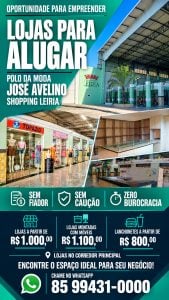Lojas para alugar no Shopping Leiria Polo da Moda José Avelino, Centro de Fortaleza. — foto 4