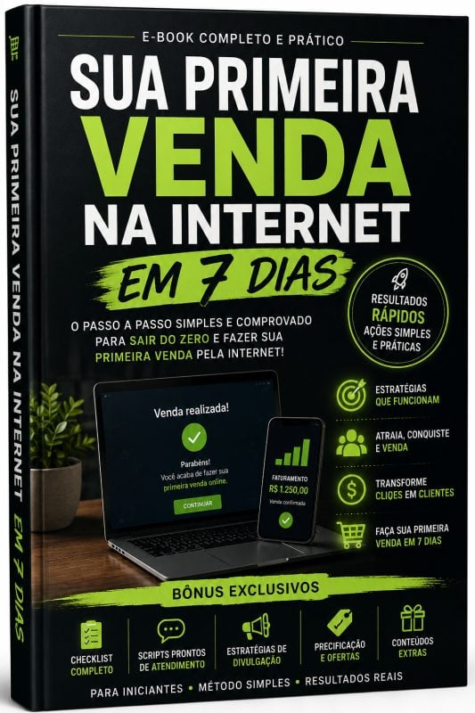 Sua Primeira Venda na Internet em 7 Dias