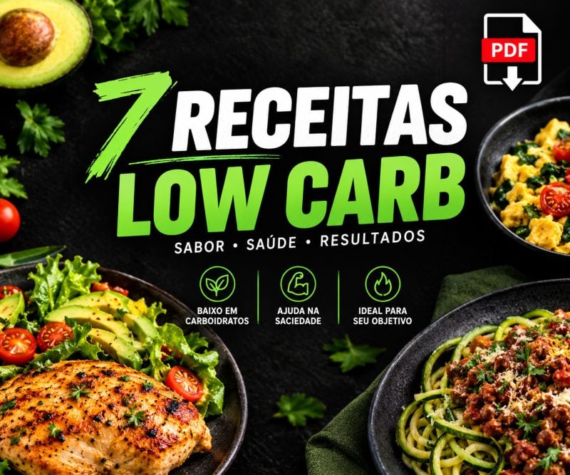 7 receitas low carb para emagrecer