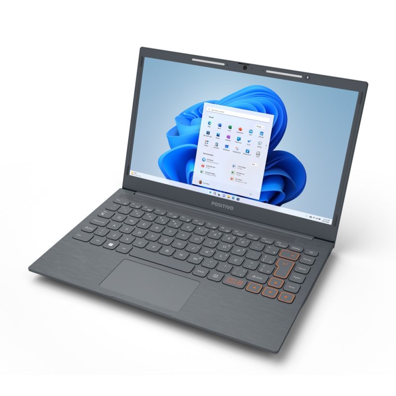 Notebook Positivo Vision C14 Lumina BAR Intel Celeron N4500 Windows 11 Home 8GB RAM 128GB