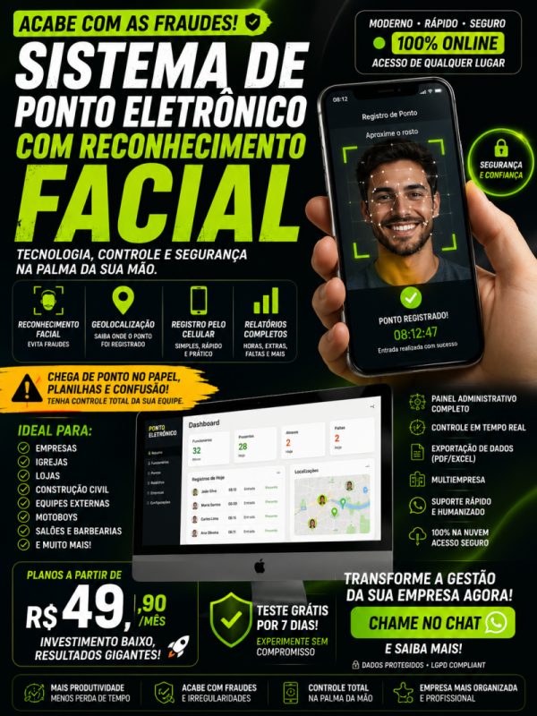Sistema De Ponto Com Reconhecimento Facial