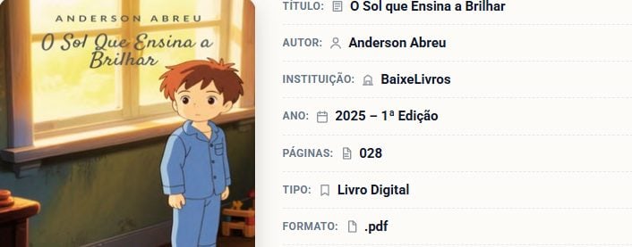 Livro infantil o sol que ensina a brilhar bom