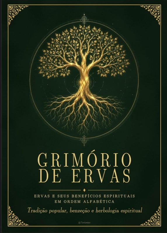 Grimório de Ervas Segredos das Ervas para Banhos e Rituais