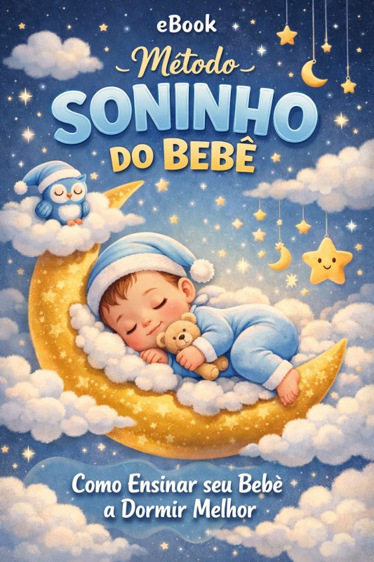 Ebook Soninho do Bebê (Seu bebê dormindo a noite toda)