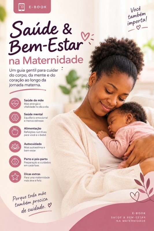 Saúde & Bem-Estar na Maternidade Guia Completo para Mães