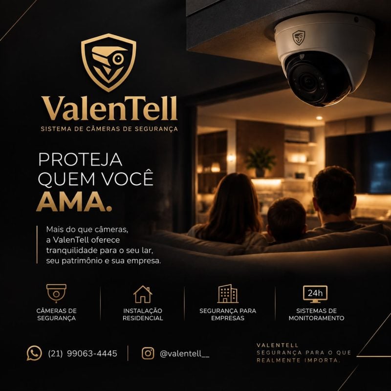 Instalação e manutenção de câmeras