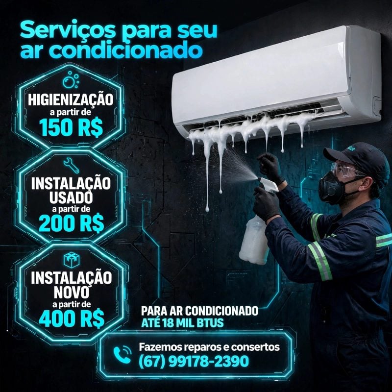 Serviços para ar condicionado