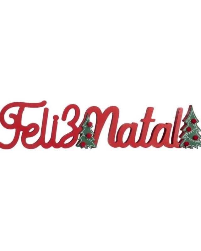 Letras Decor de Natal Home Style Frase 39 cm