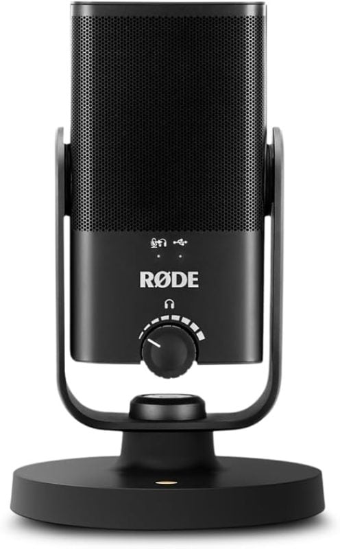 Microfone RØDE NT-USB Mini - Condensador USB Cardioide para Estúdio, Podcast e Streaming