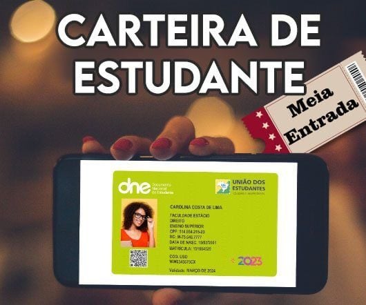 Carteira de Estudante Digital Meia-Entrada Garantida e Benefícios Exclusivo