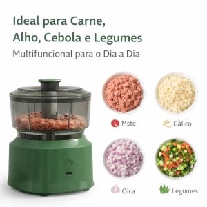 Mini processador de alimentos elétrico — foto 3