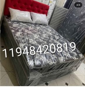 Cama box casal com colchão conjugado — foto 3