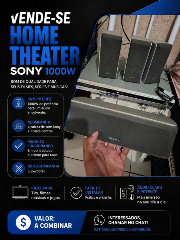 Home Theater Sony 1000w